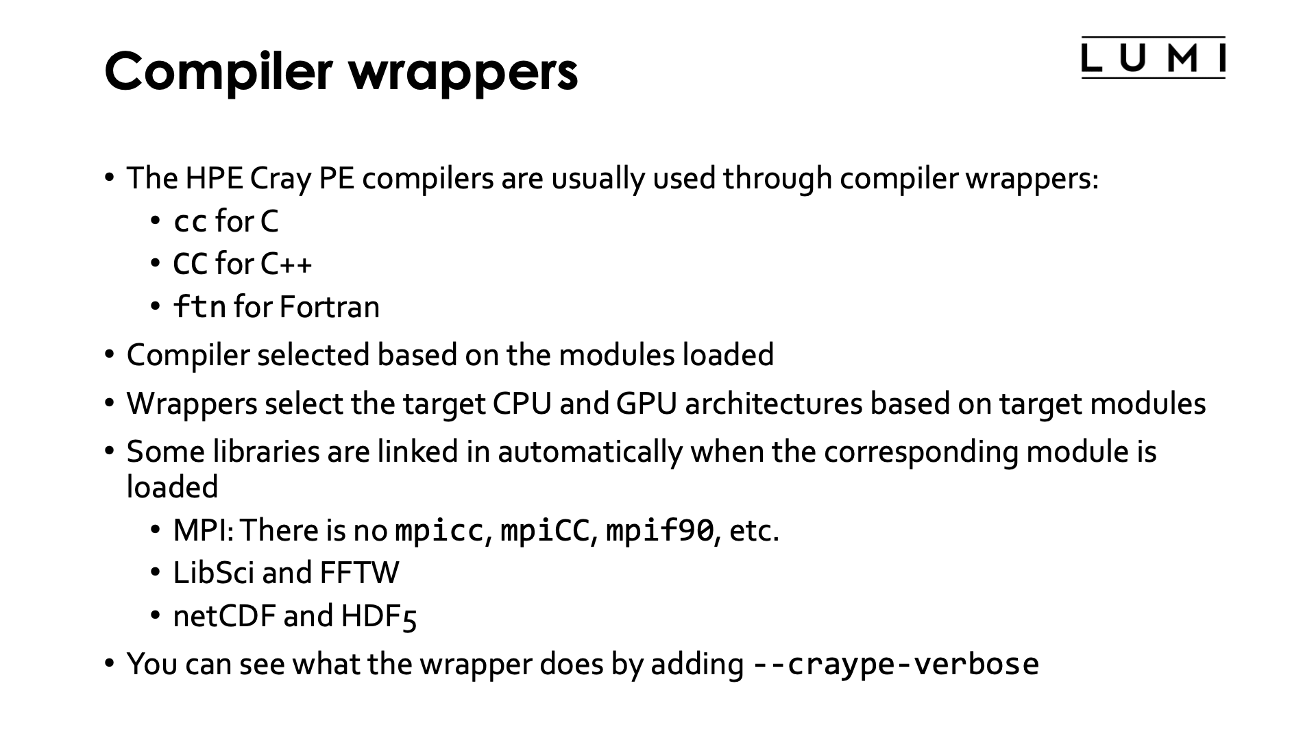Slide Compiler wrappers