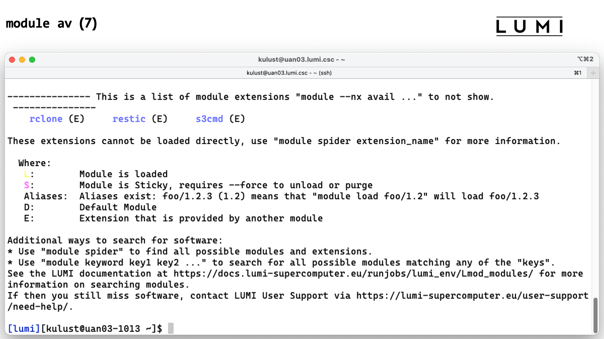 module avail slide 7