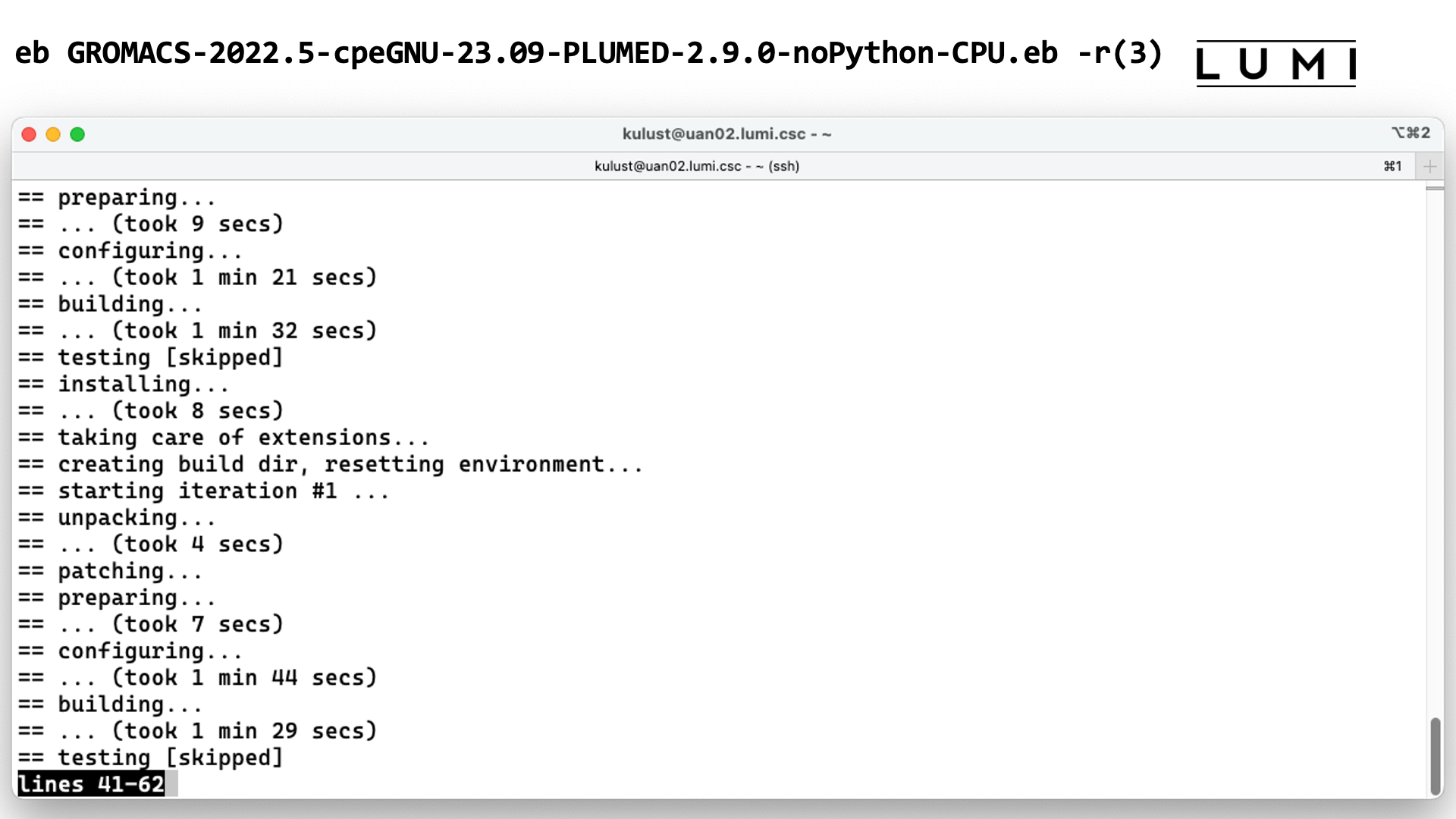 eb GROMACS-2022.5-cpeGNU-23.09-PLUMED-2.9.0-noPython-CPU.eb -r (3)