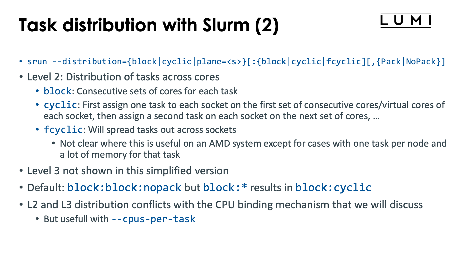 Slide Task distribution with Slurm (2)