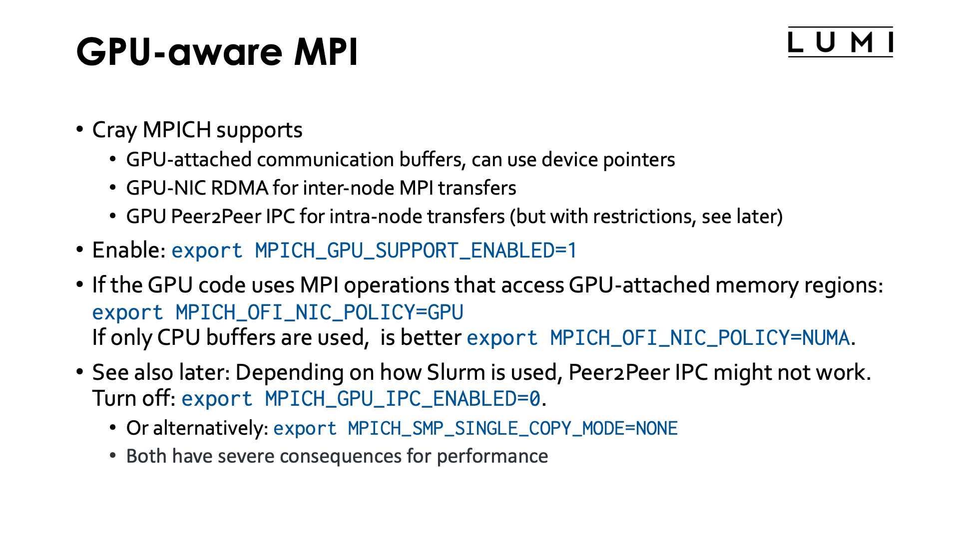 Slide GPU-aware MPI