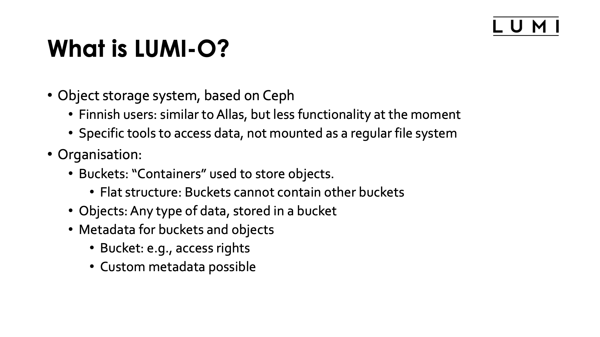 Slide What is LUMI-O (1)