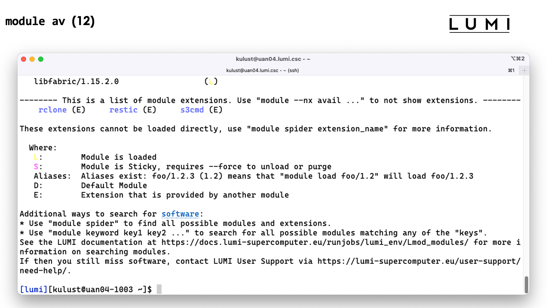 module avail slide 12