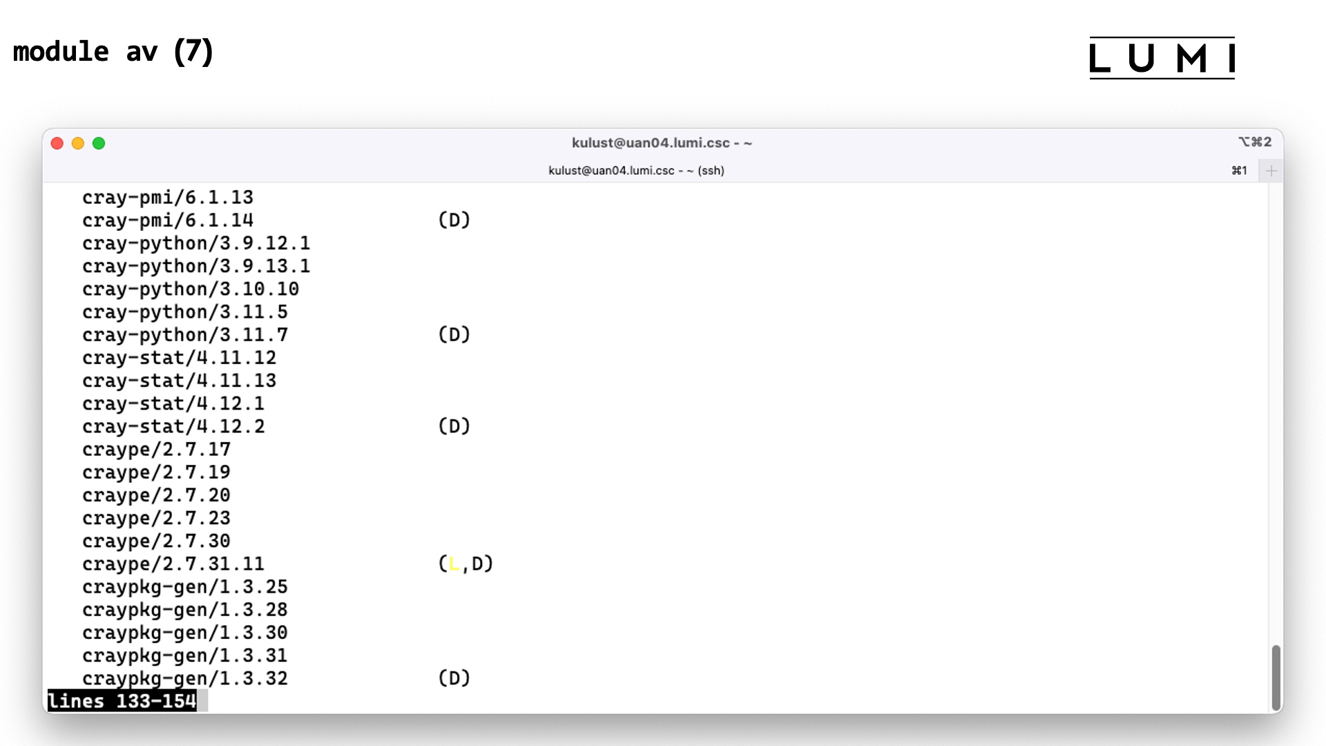 module avail slide 7