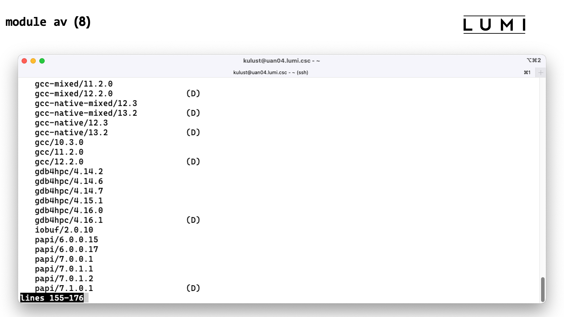 module avail slide 8