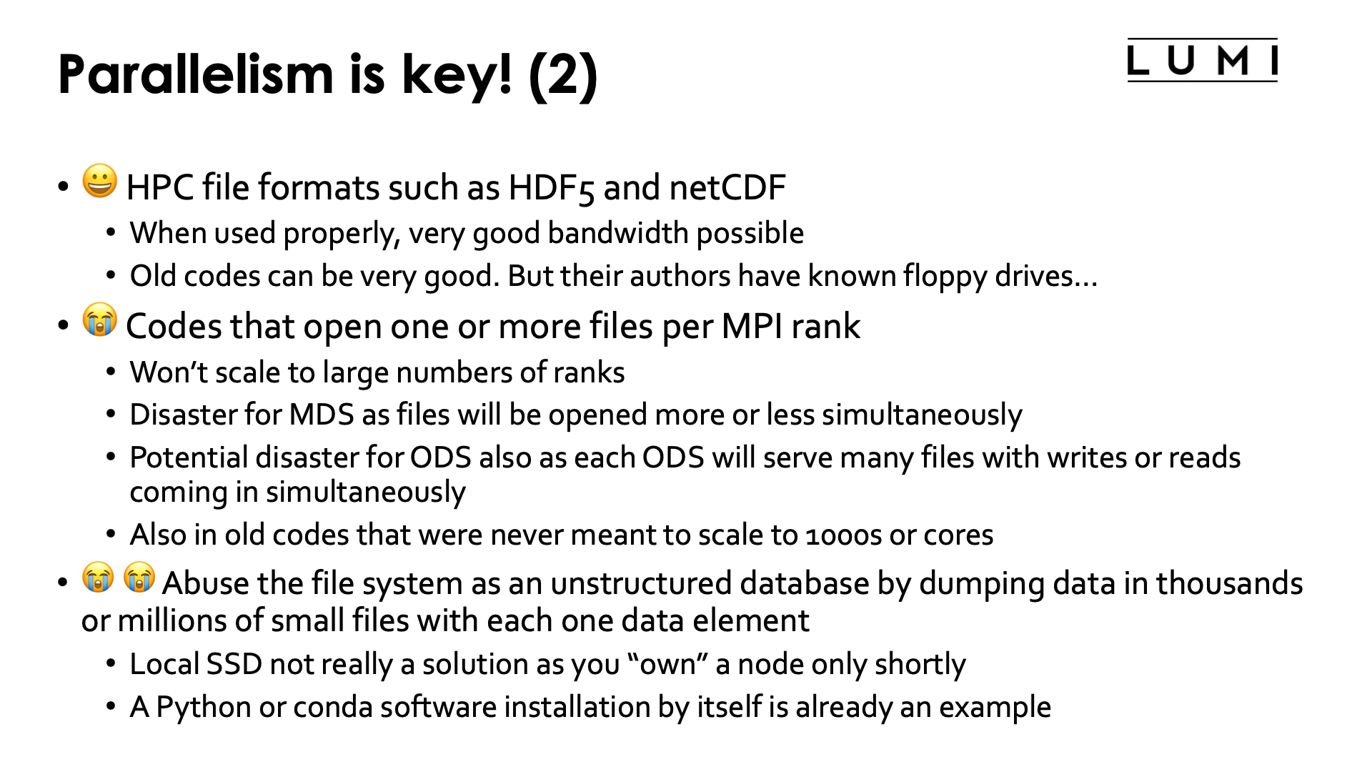 Parallelism is key! (slide 2)