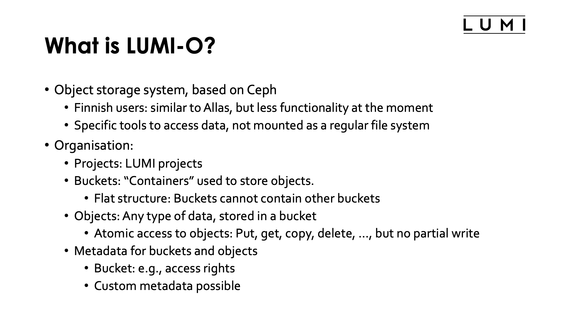 Slide What is LUMI-O (1)