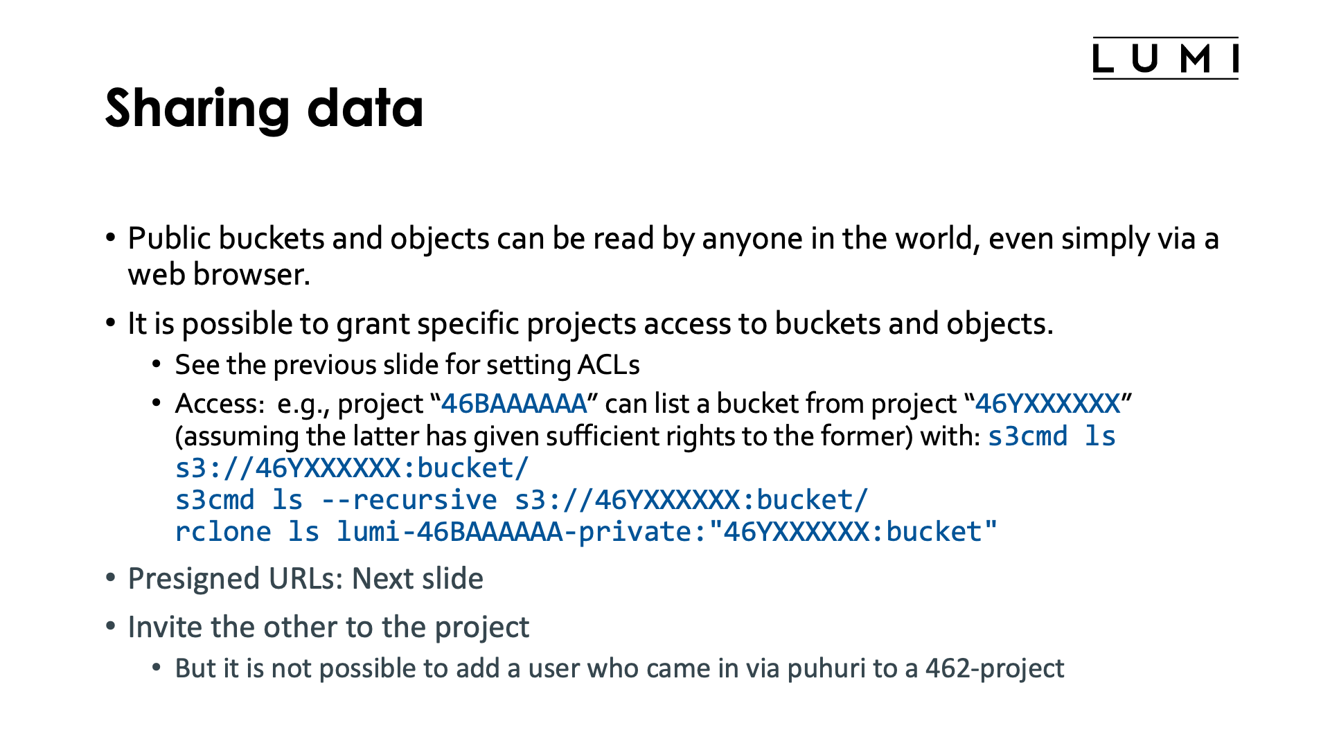 Slide Sharing data