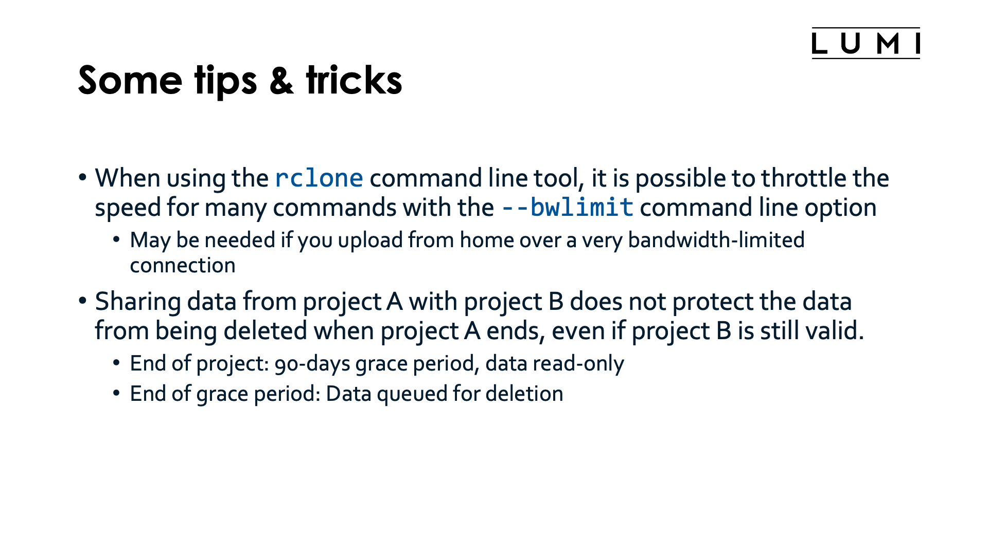 Slide Tips & tricks