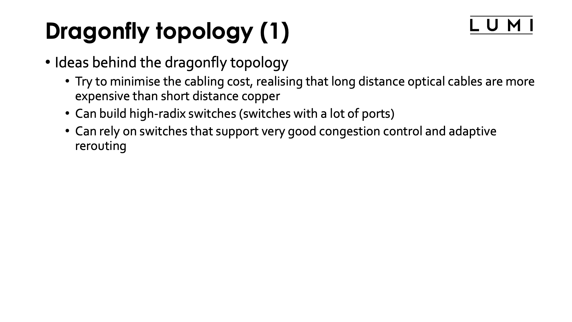 Slide Dragonfly Topology 1