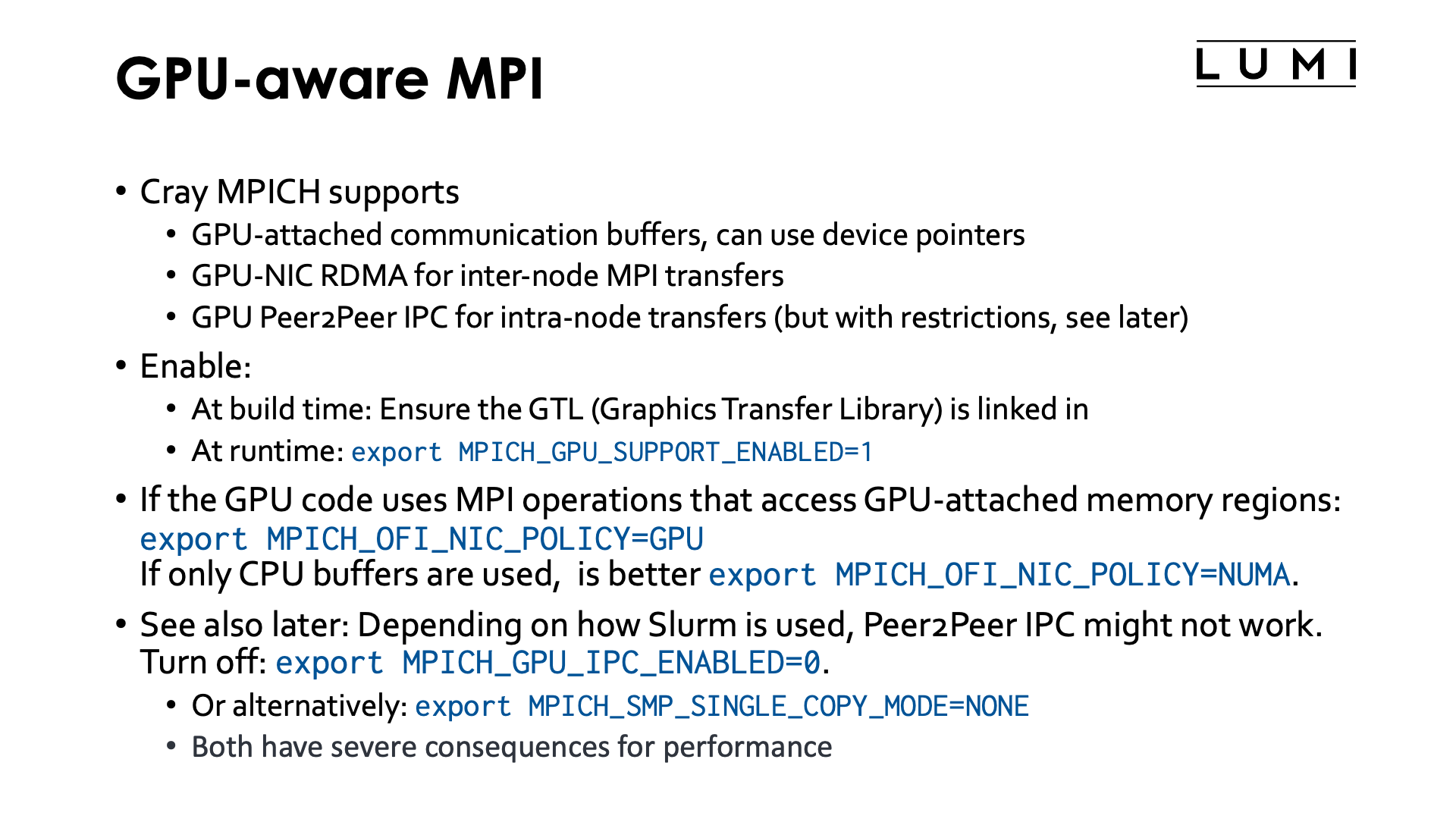 Slide GPU-aware MPI