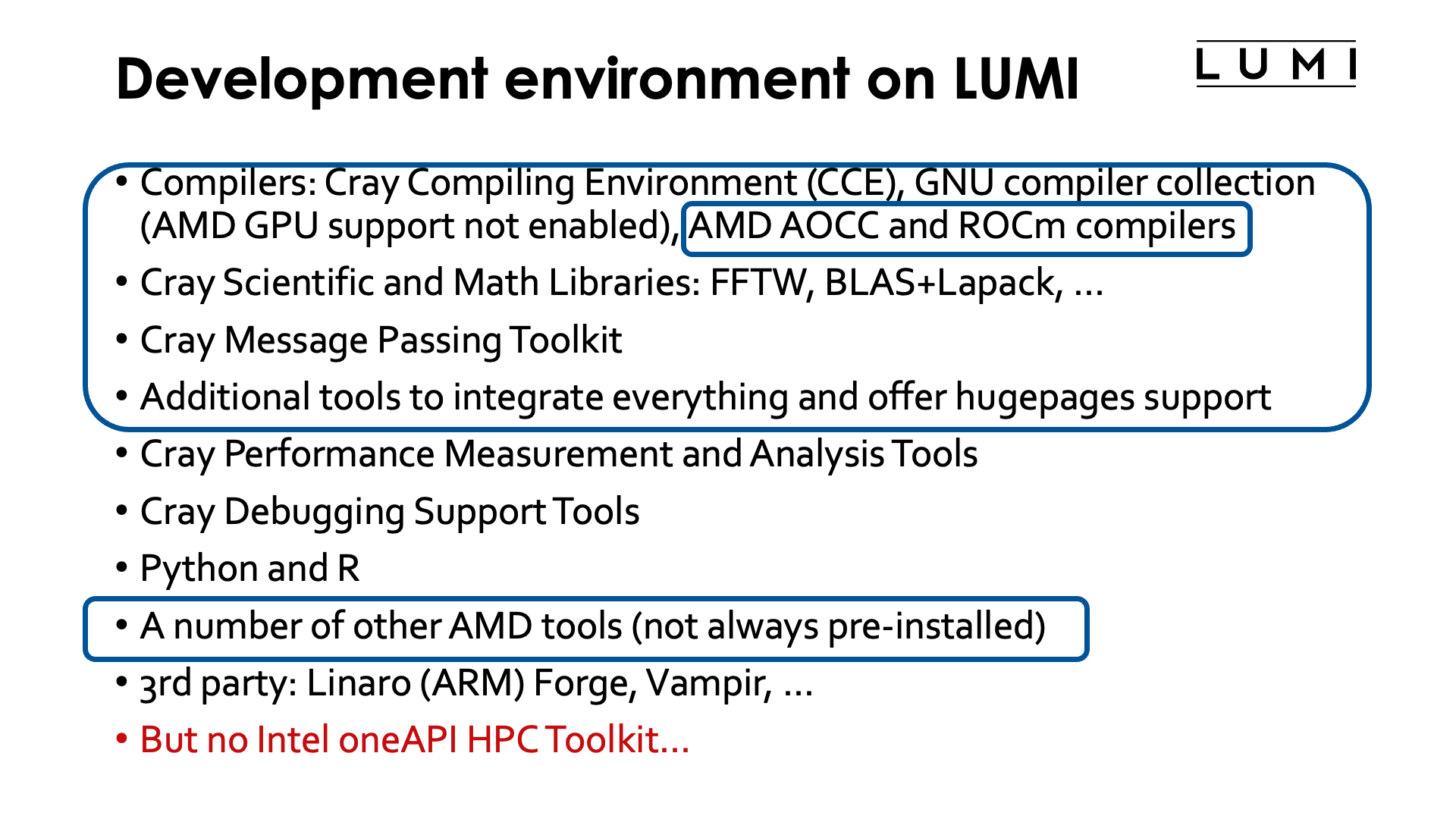 Slide Development environment