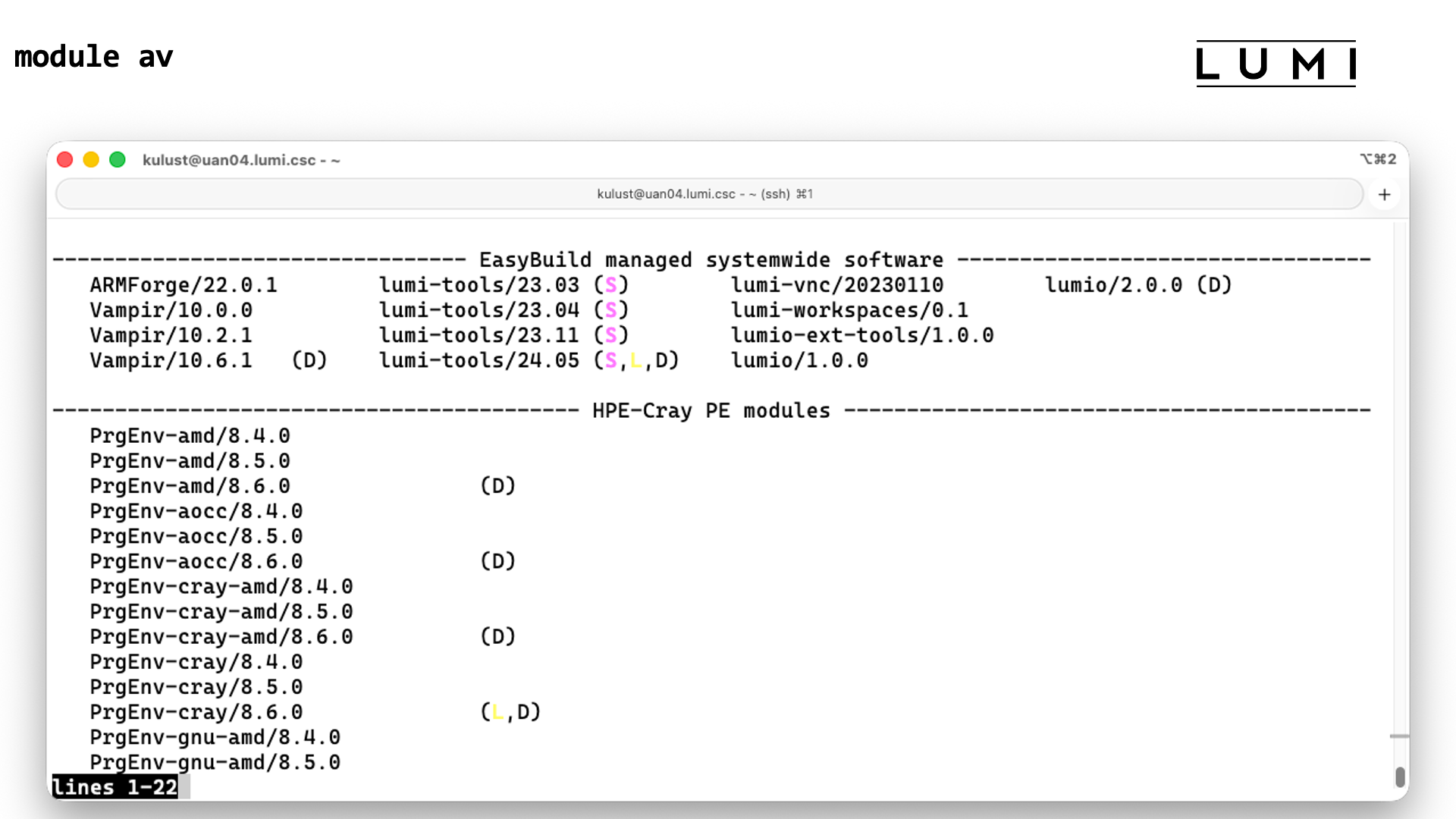 module avail slide 1