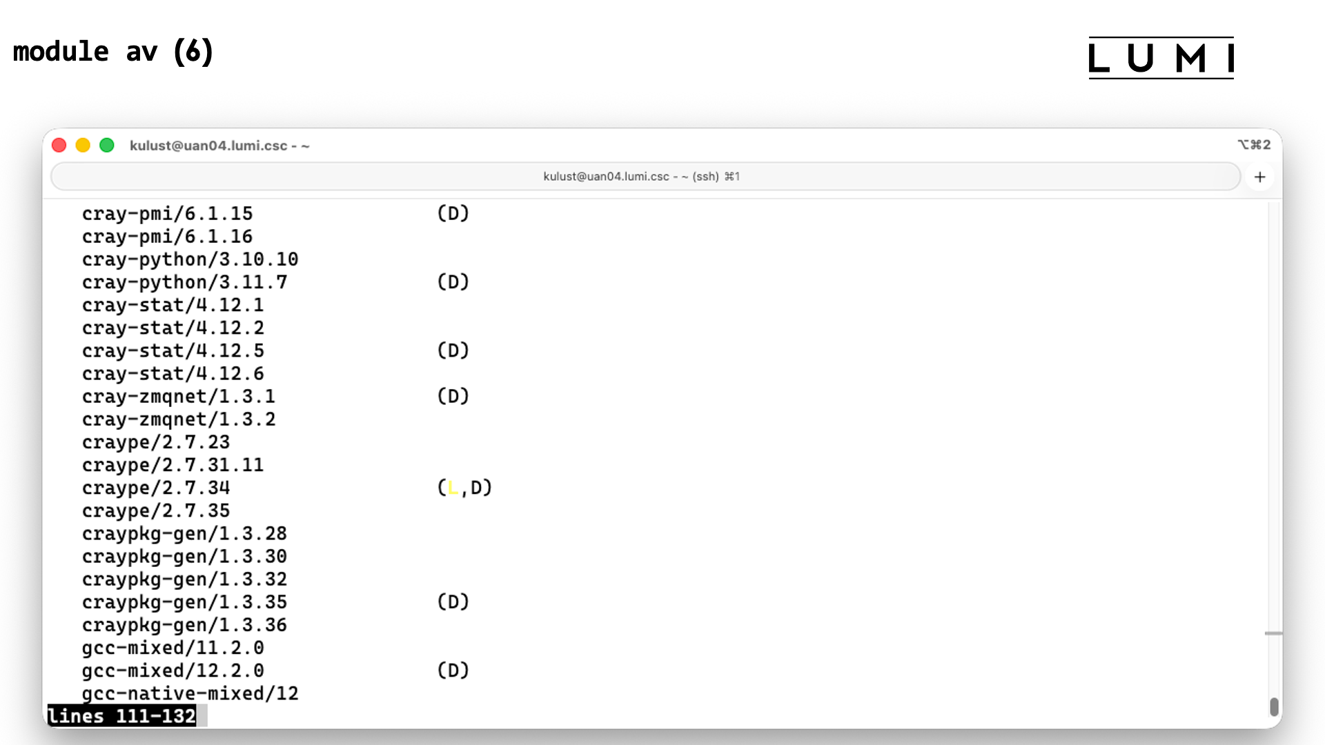 module avail slide 6