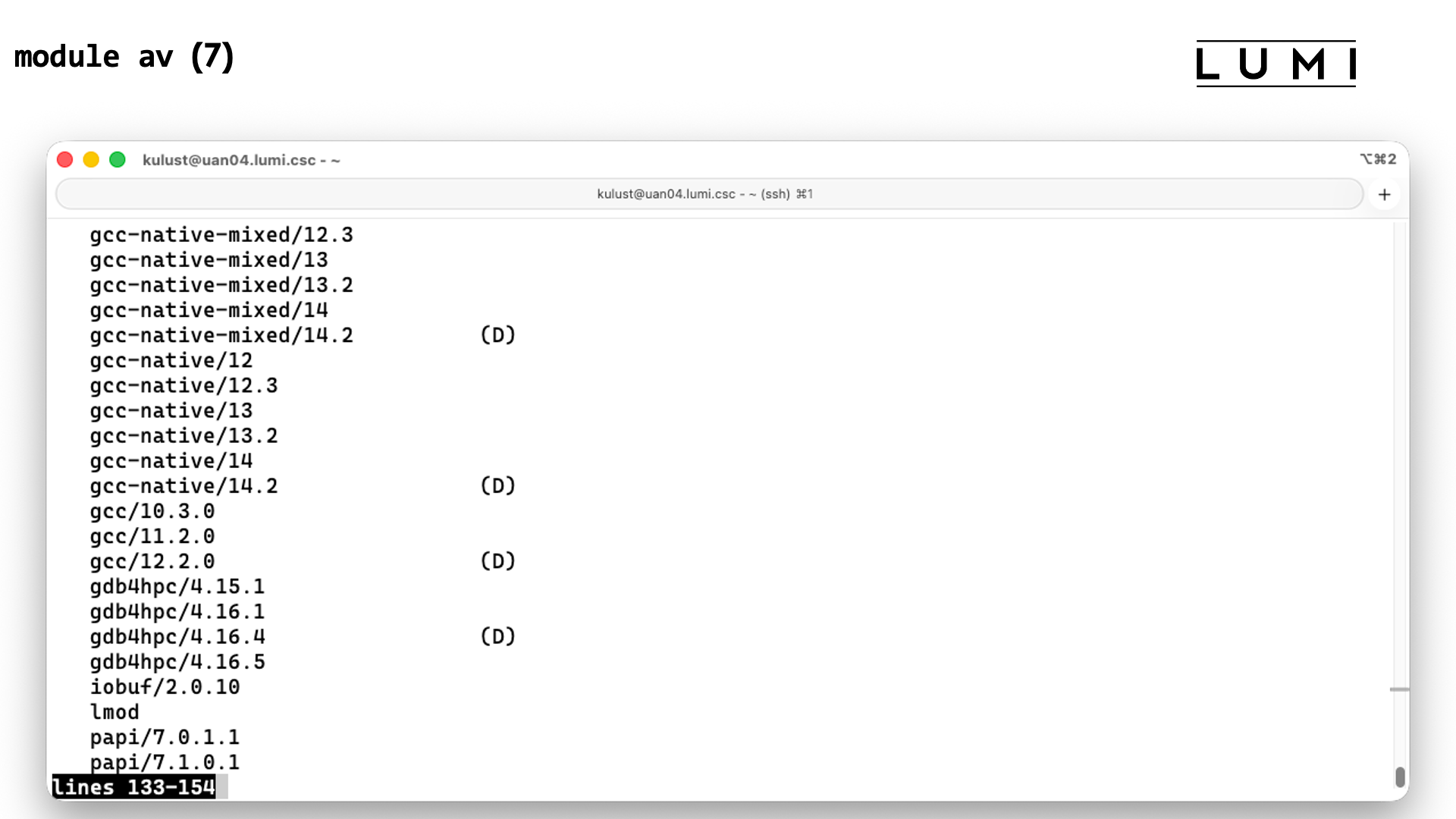 module avail slide 7