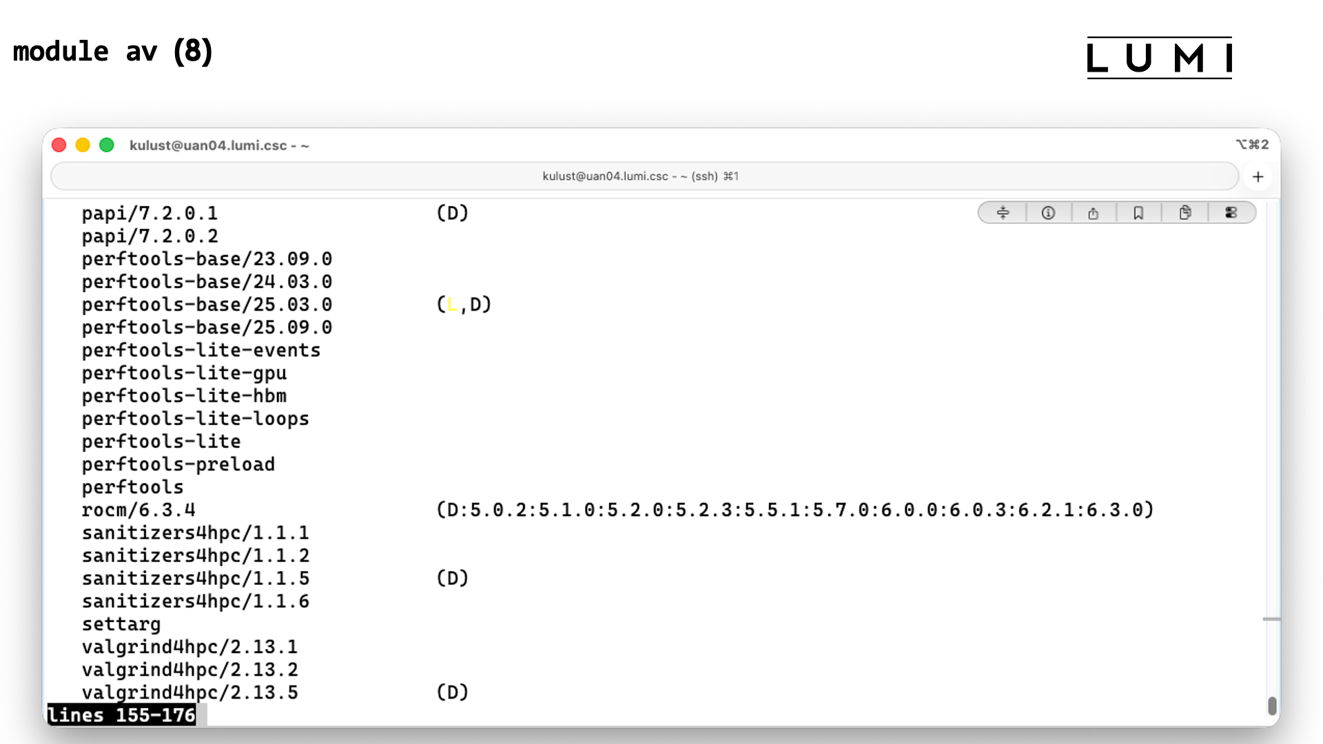 module avail slide 8