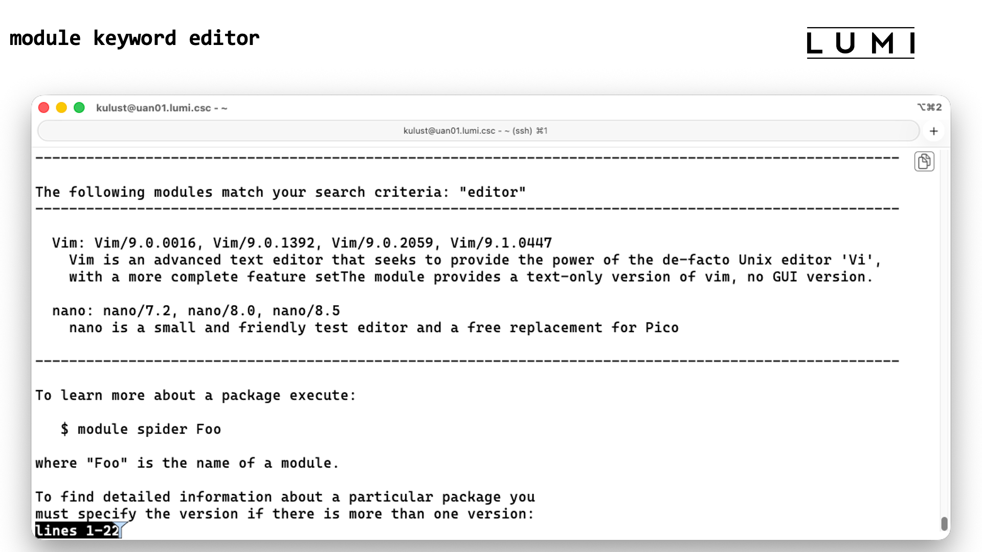 module keyword editor 1