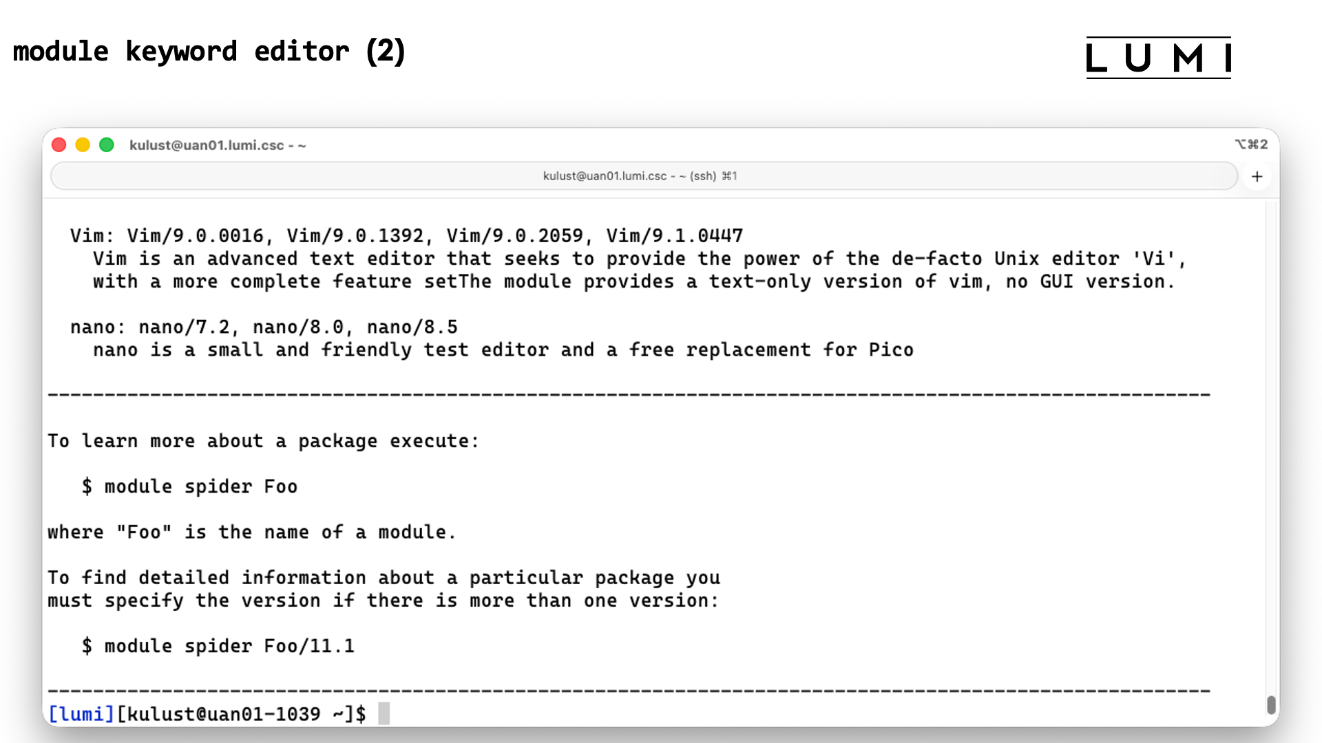module keyword editor 2