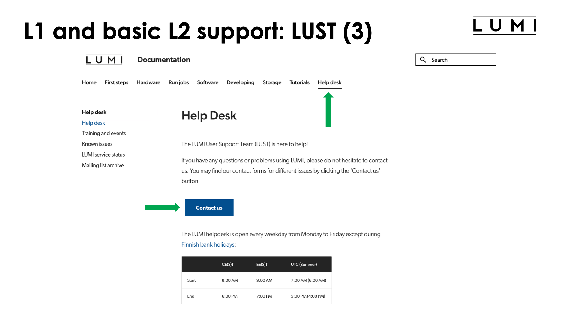 L1 and basic L2: LUST (3)