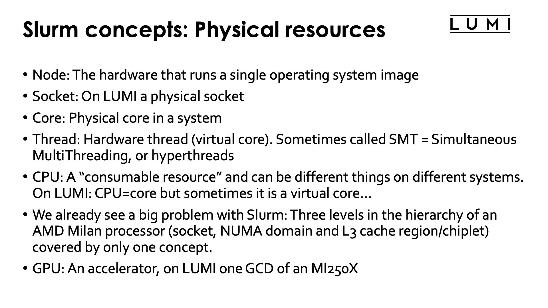 Slide Slurm concepts 1