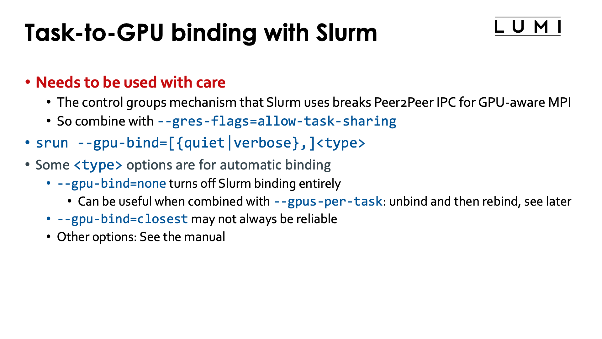 Slide Task-to-GPU binding with Slurm (1)