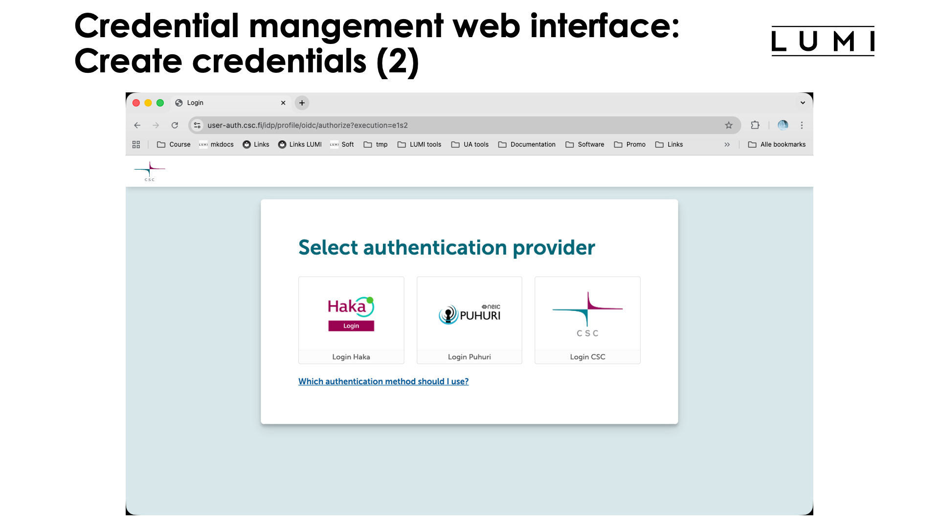 Slide Credentials management web interface (2)