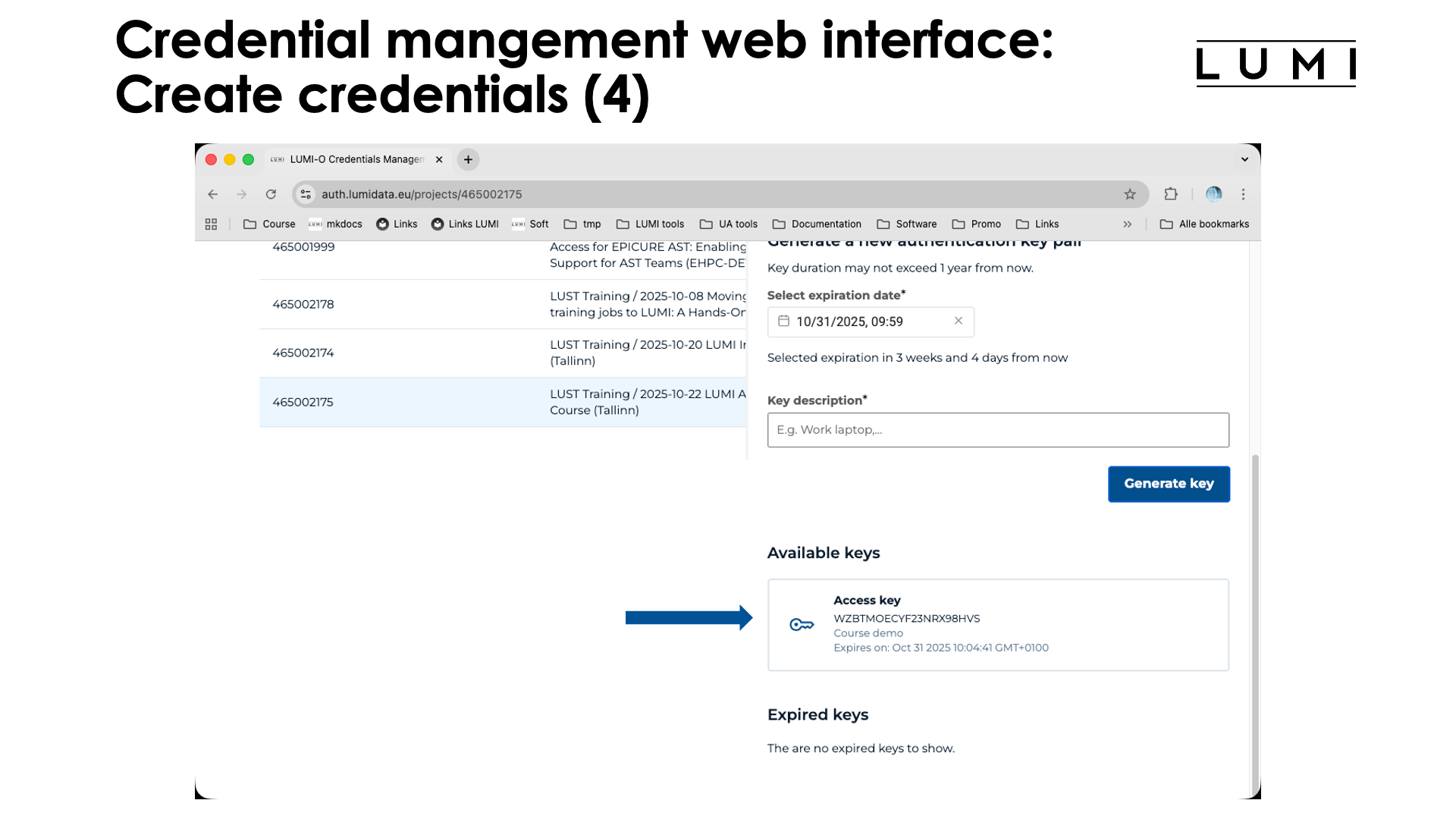 Slide Credentials management web interface (4)