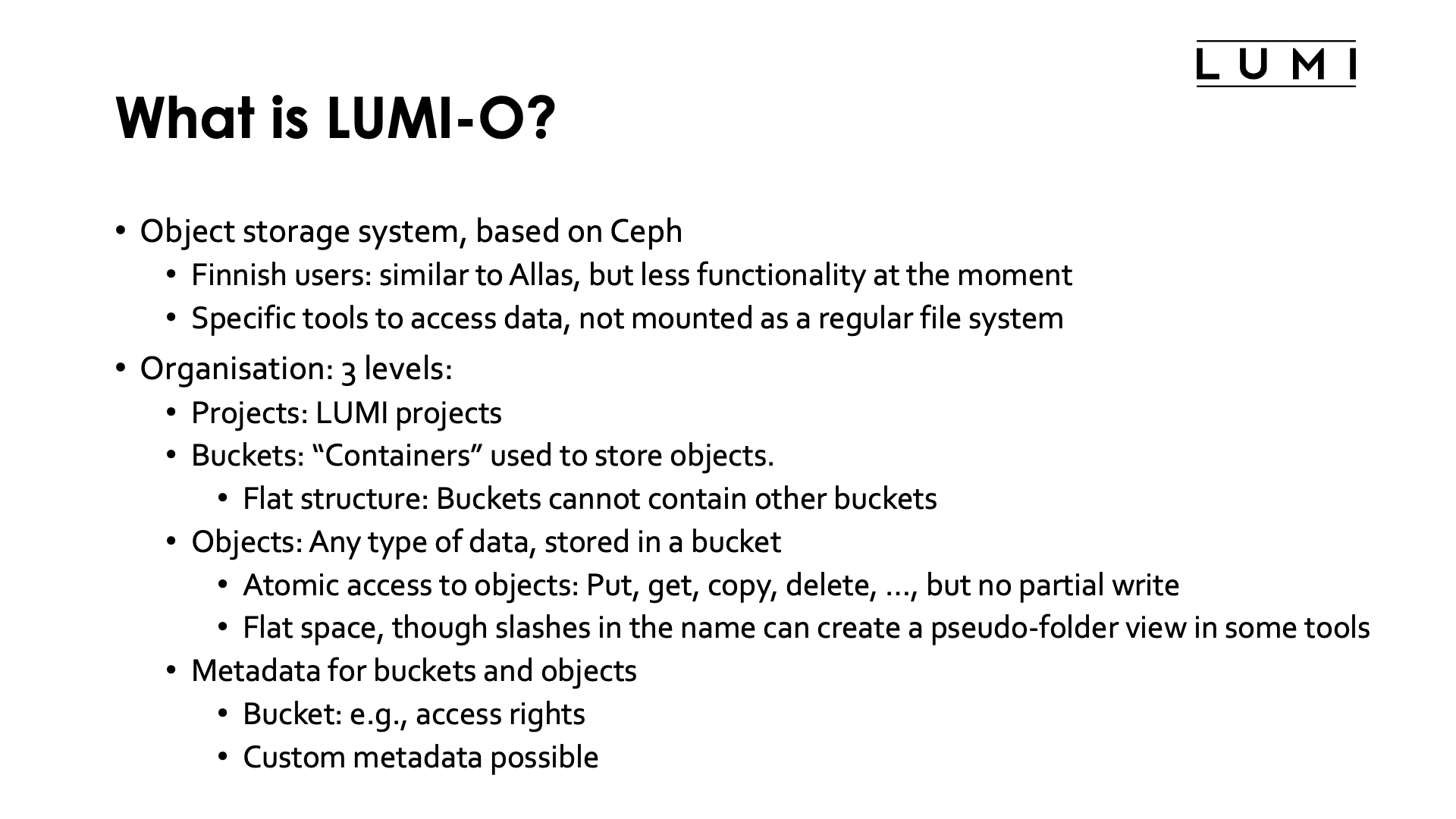 Slide What is LUMI-O (1)