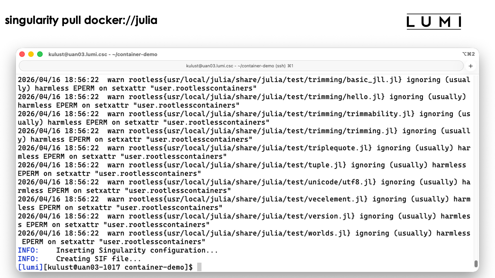 Demo singularity pull slide 2