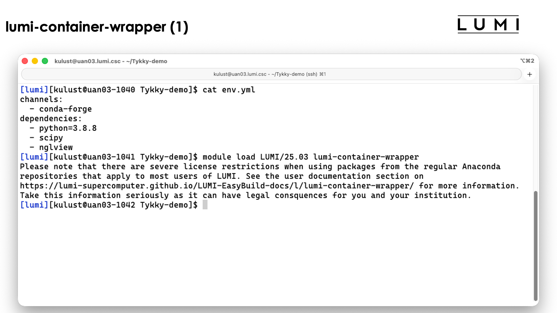 demo lumi-container-wrapper slide 1