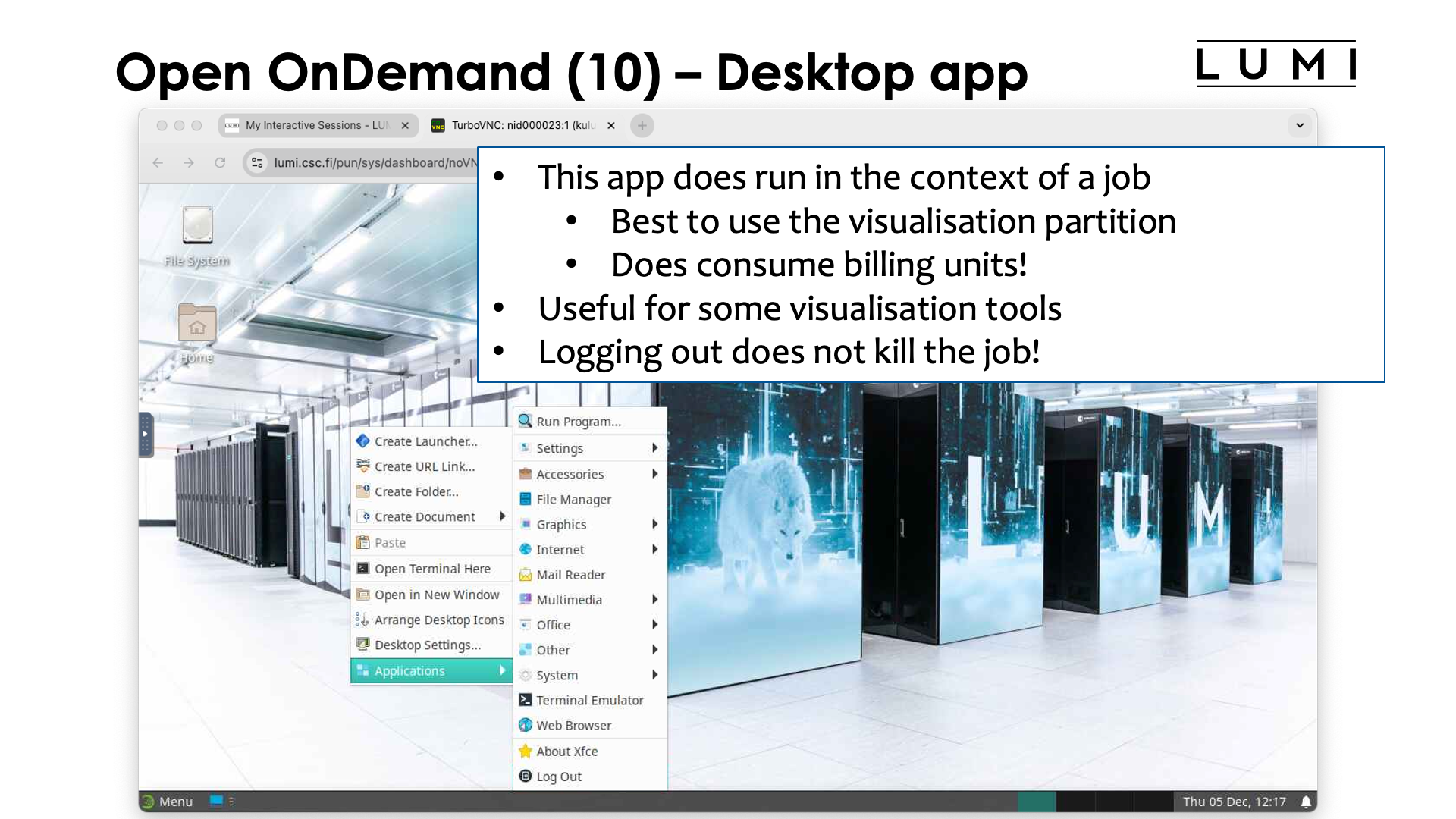 Open OnDemand slide 10