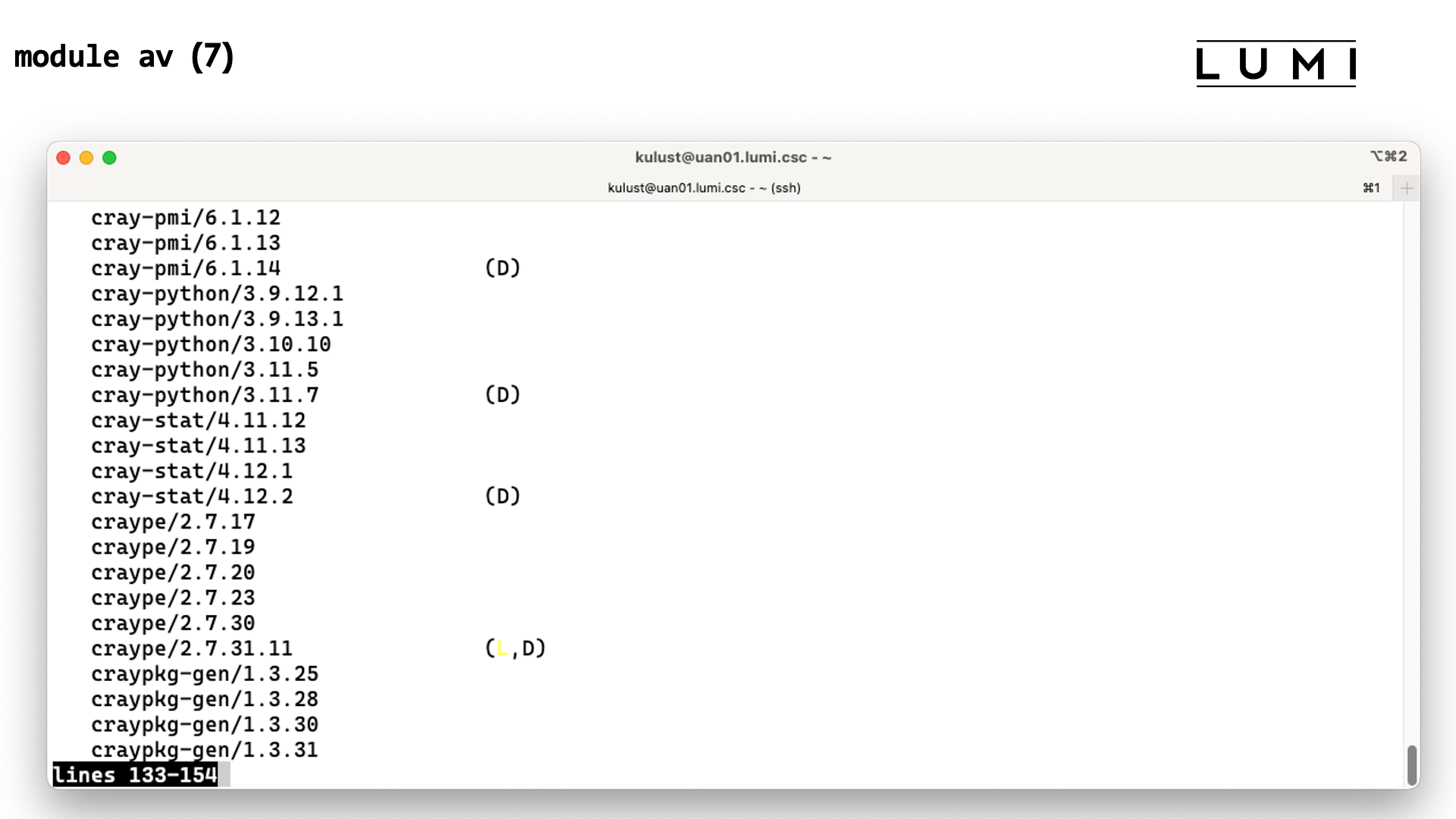 module avail slide 7