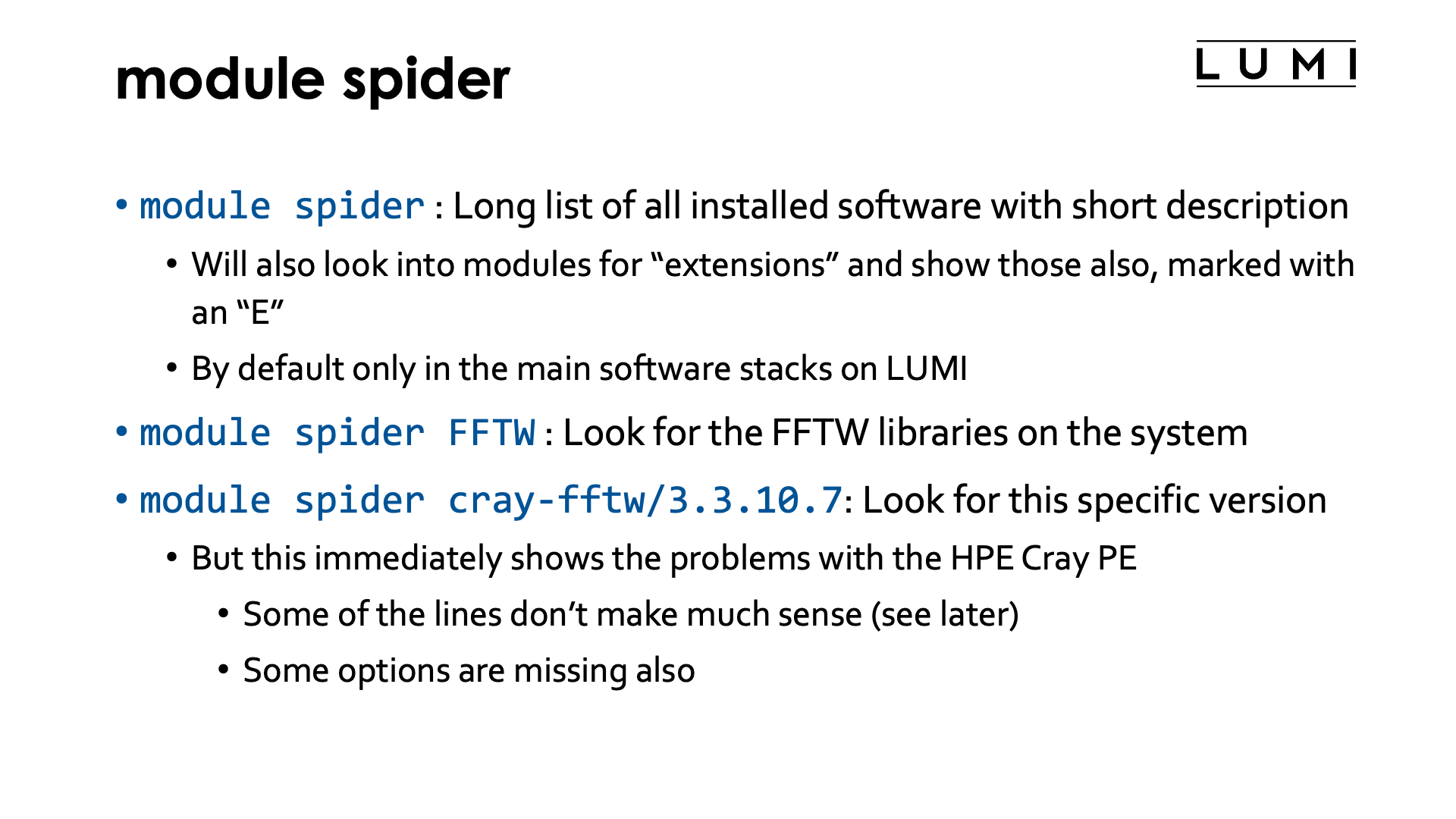 module spider