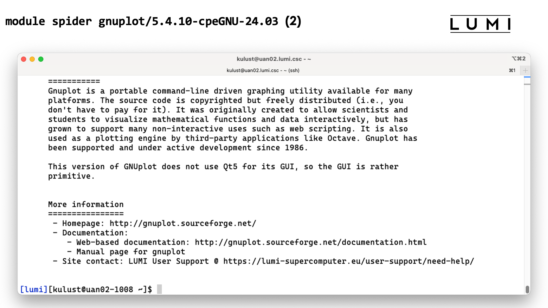 module spider gnuplot/5.4.10-cpeGNU-24.03 screen 2