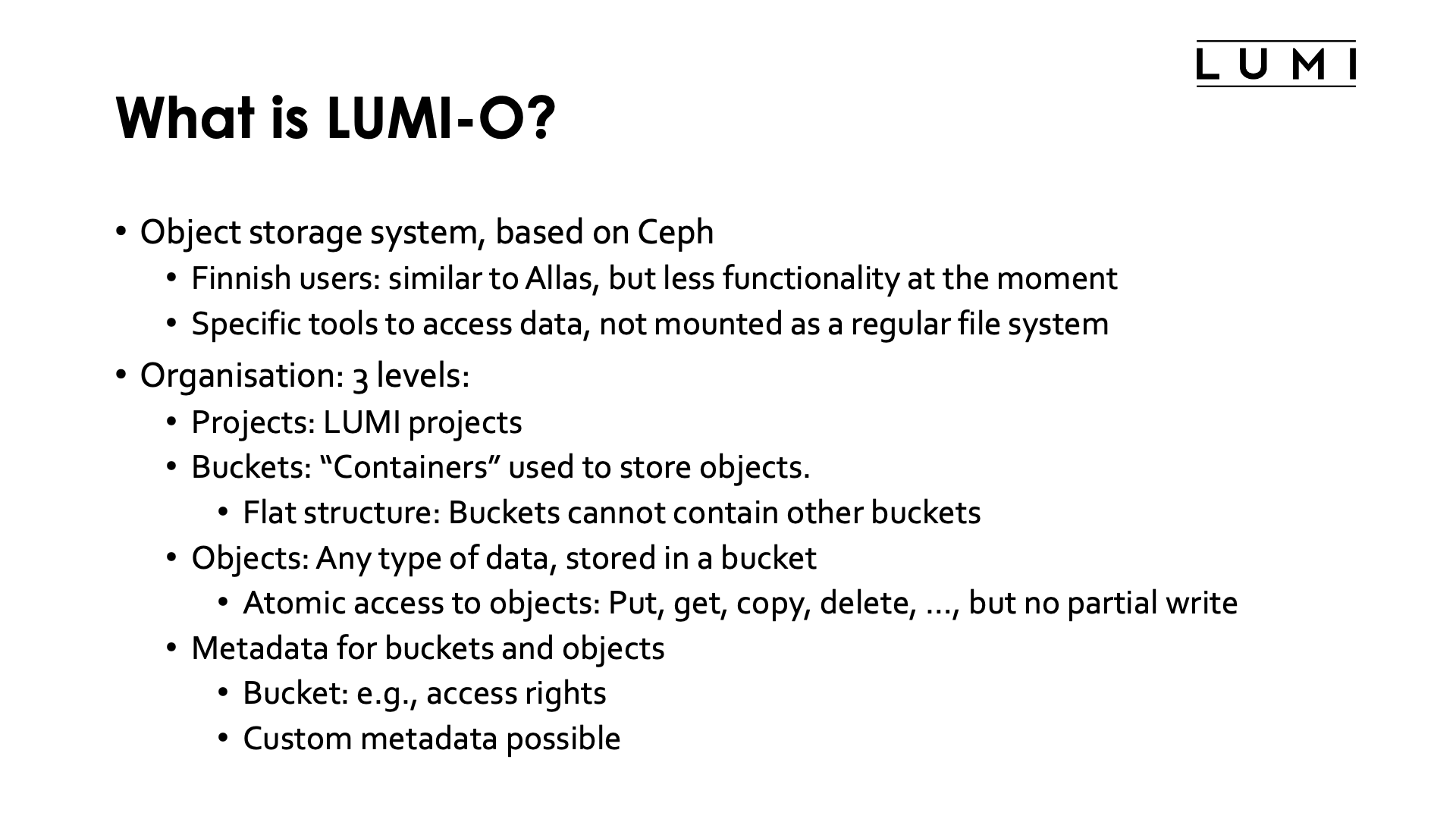 Slide What is LUMI-O (1)