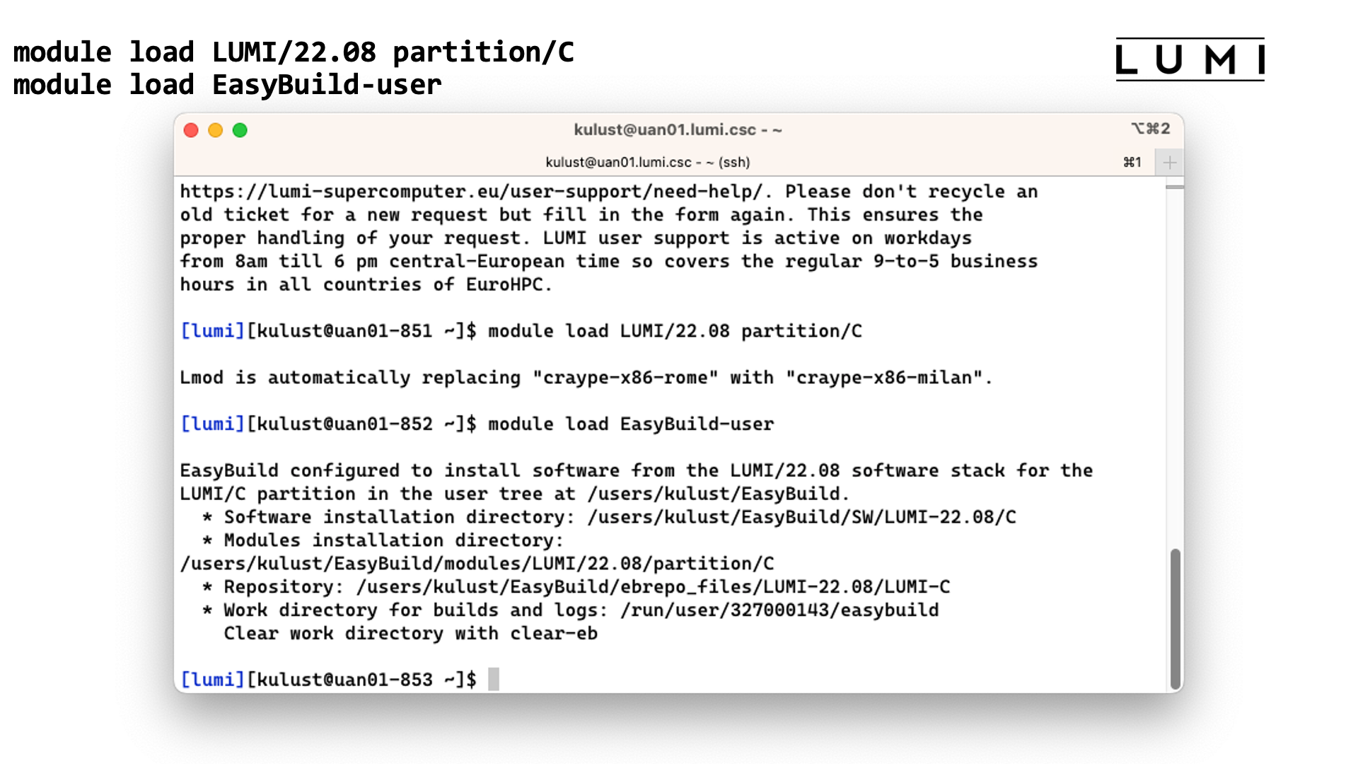 Step 2: Configure the environment - Demo