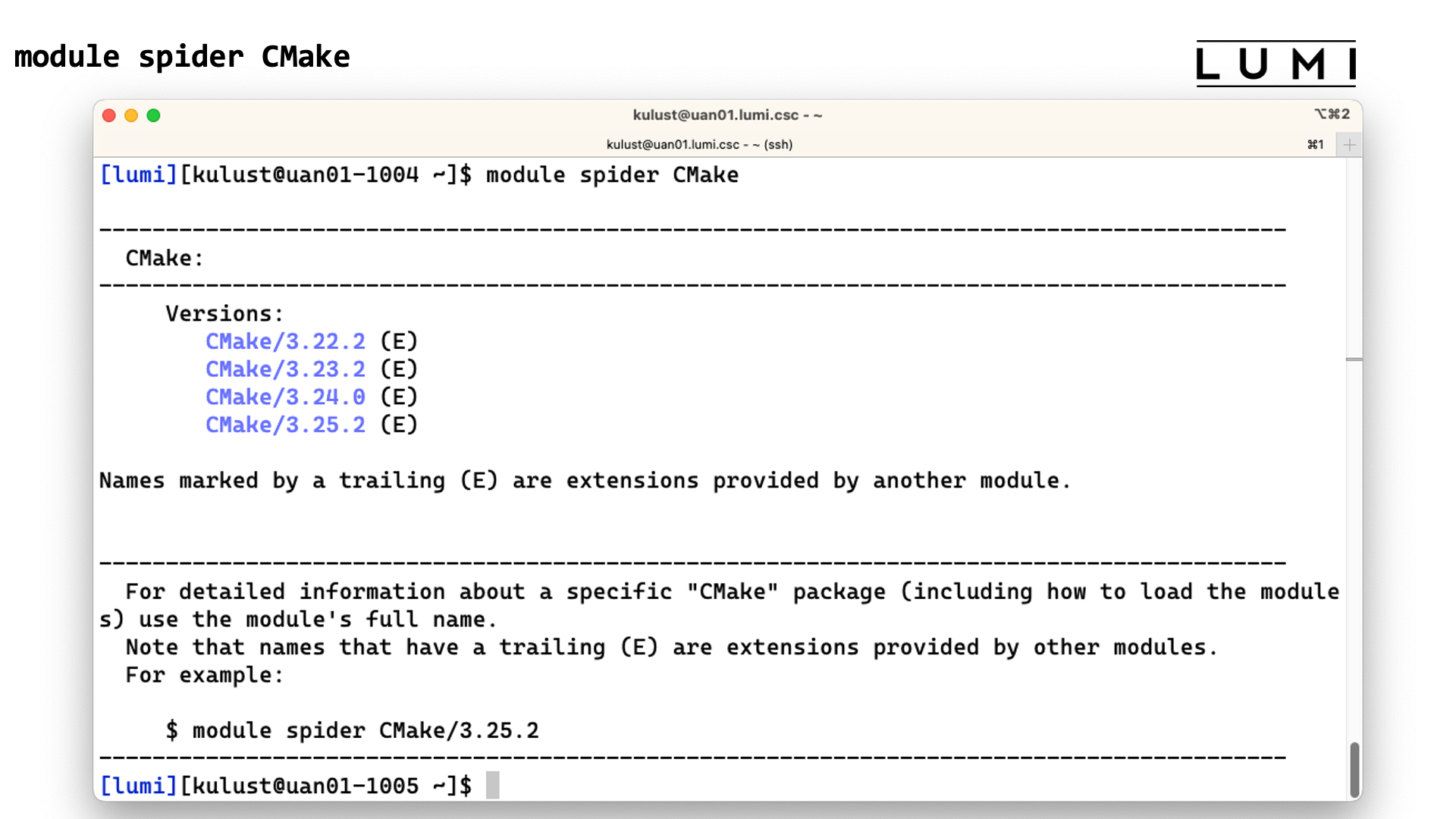 module spider demo slide 6