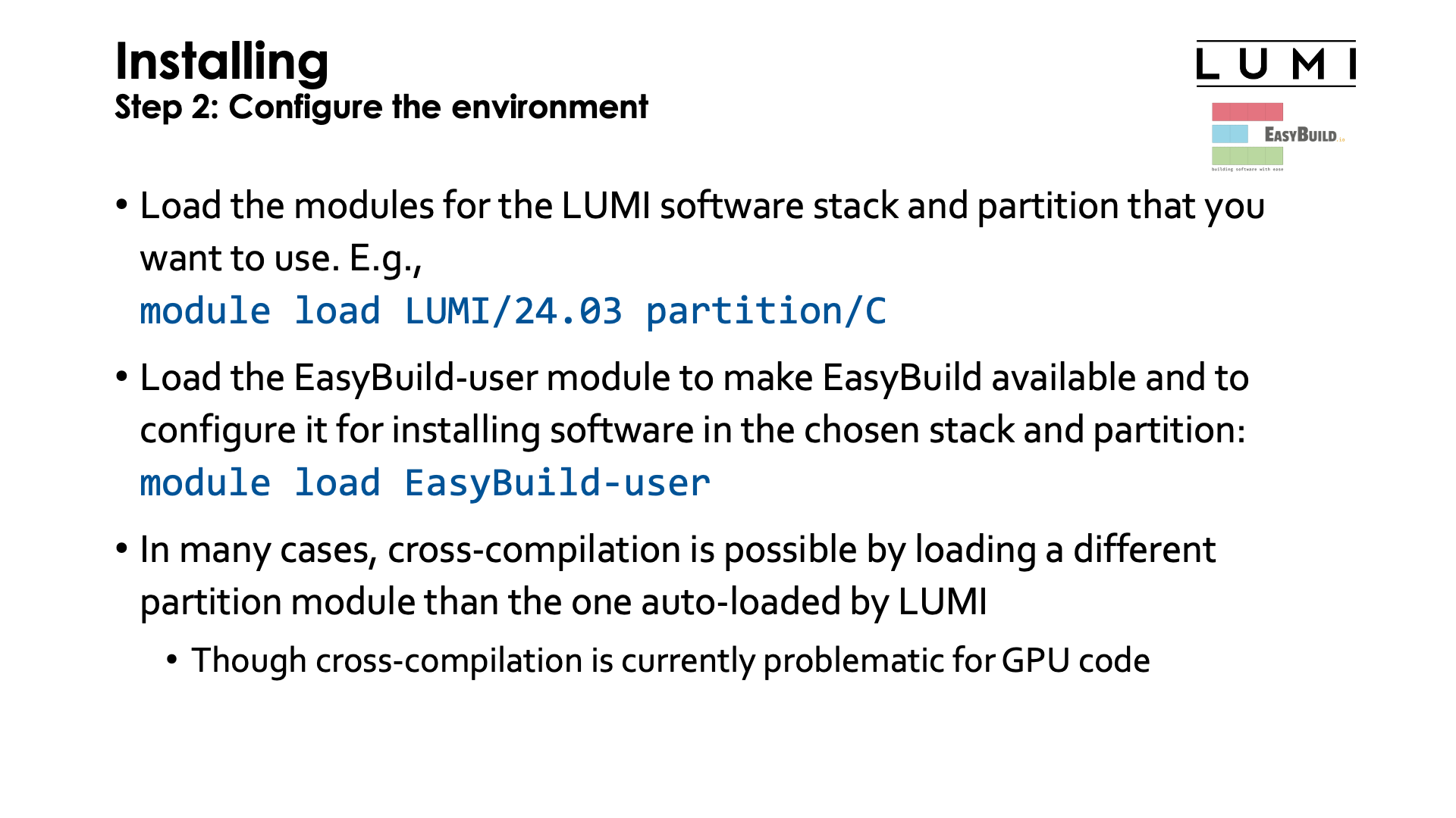 Step 2: Configure the environment