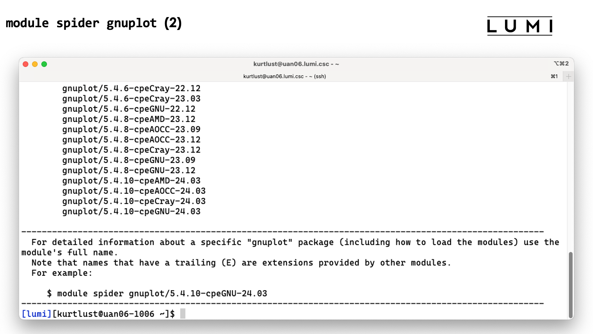 module spider demo slide 5